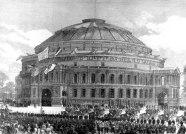 Royal ALbert Hall, London, 29 March 1871 opening ceremony (Illustrated London News)